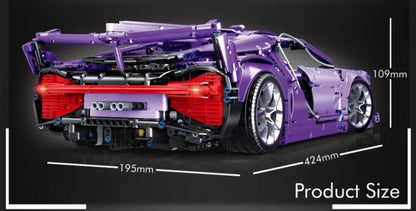 LIN 0016 Bugatti Chiron Purple