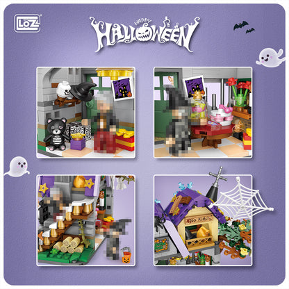 LOZ 1233 Creator mini bricks Halloween cottage Building Blocks 765pcs Bricks Toys From China Delivery.