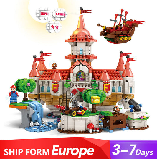 LQS 67601 MOC Movie &amp; Game Super Mario Building Blocks 2614pcs Bricks Toys Ship From Europe 3-7 Days Delivery