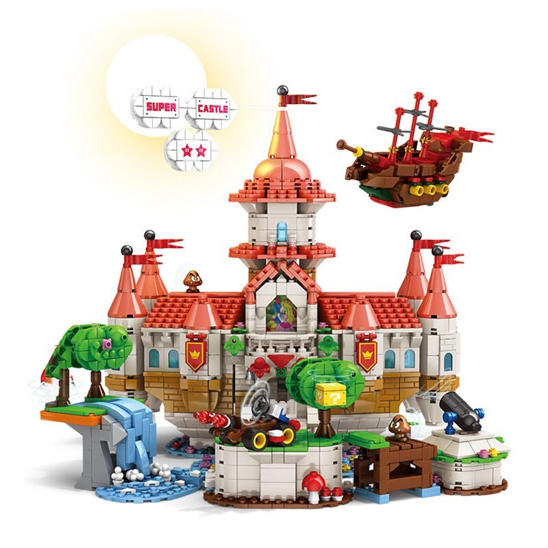 LQS 67601 MOC Movie &amp; Game Super Mario Building Blocks 2614pcs Bricks Toys Ship From Europe 3-7 Days Delivery