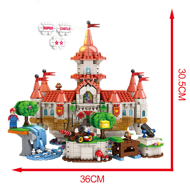 LQS 67601 Movie &amp; Game Series Super Mary Castle Peachy Castle Building Block 2614pcs Bricks Toy  From China