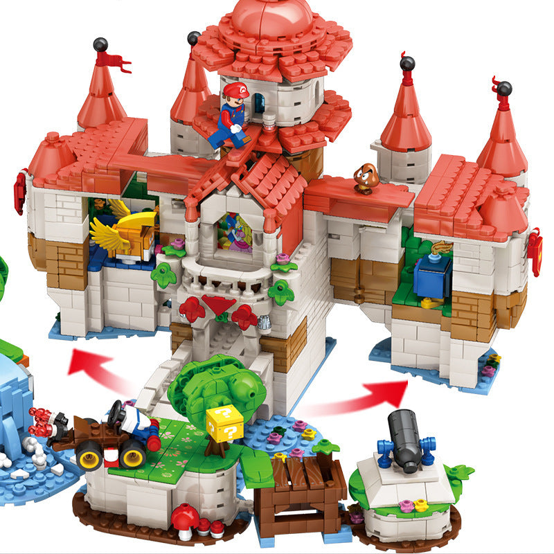 LQS 67601 Movie &amp; Game Series Super Mary Castle Peachy Castle Building Block 2614pcs Bricks Toy  From China