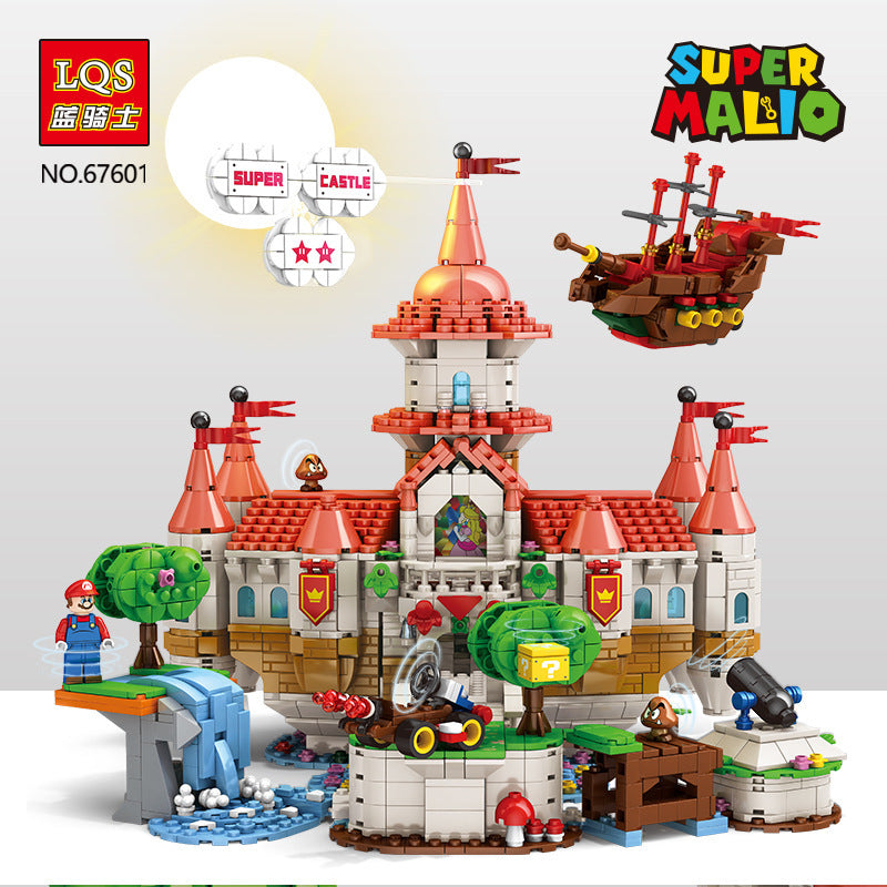 LQS 67601 Movie &amp; Game Series Super Mary Castle Peachy Castle Building Block 2614pcs Bricks Toy  From China