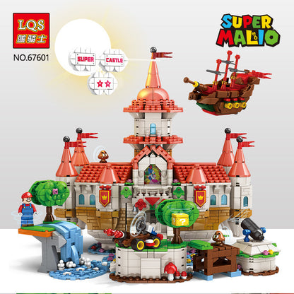 LQS 67601 Movie &amp; Game Series Super Mary Castle Peachy Castle Building Block 2614pcs Bricks Toy  From China