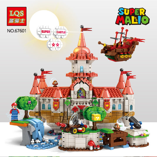 LQS 67601 Movie &amp; Game Series Super Mary Castle Peachy Castle Building Block 2614pcs Bricks Toy  From China