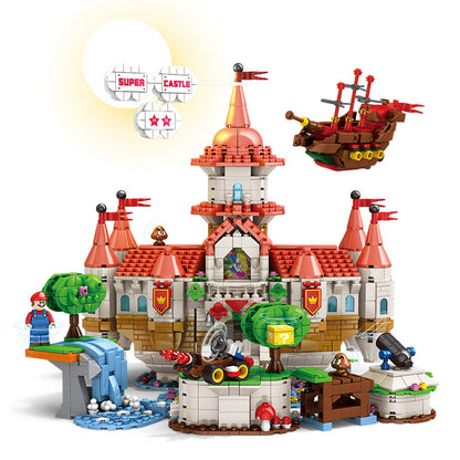 LQS 67601 Movie &amp; Game Series Super Mary Castle Peachy Castle Building Block 2614pcs Bricks Toy  From China