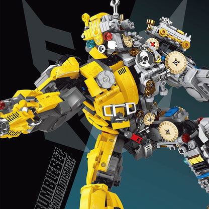 LW 7037 MOC Movie &amp; Game Bumblebee Defnder Justice Building Blocks 1586PCS Bricks Toys From China Delivery.