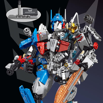 LW 7038 MOC Movie &amp; Game Optimus Prane Defnder Justice Building Blocks 1557PCS Bricks Toys From China Delivery.