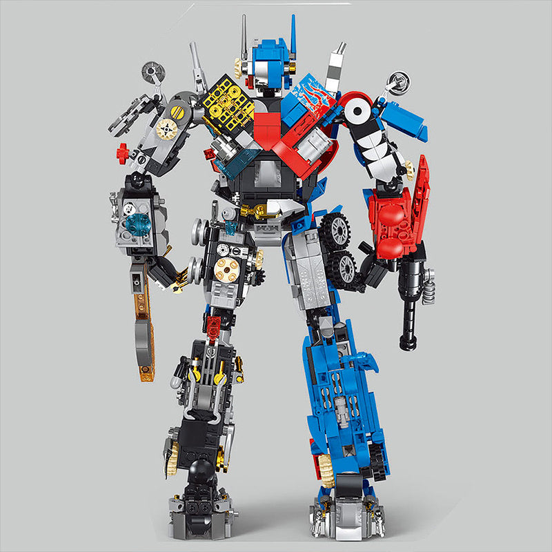 LW 7038 MOC Movie &amp; Game Optimus Prane Defnder Justice Building Blocks 1557PCS Bricks Toys From China Delivery.