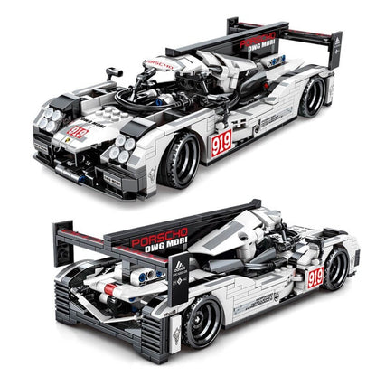 SEMBO 701652 Porsche 919 Pull-back Racing Car
