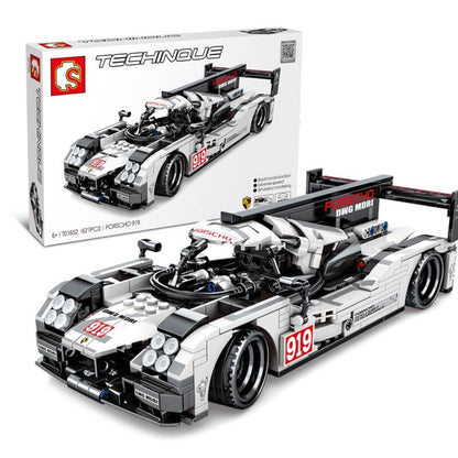 SEMBO 701652 Porsche 919 Pull-back Racing Car