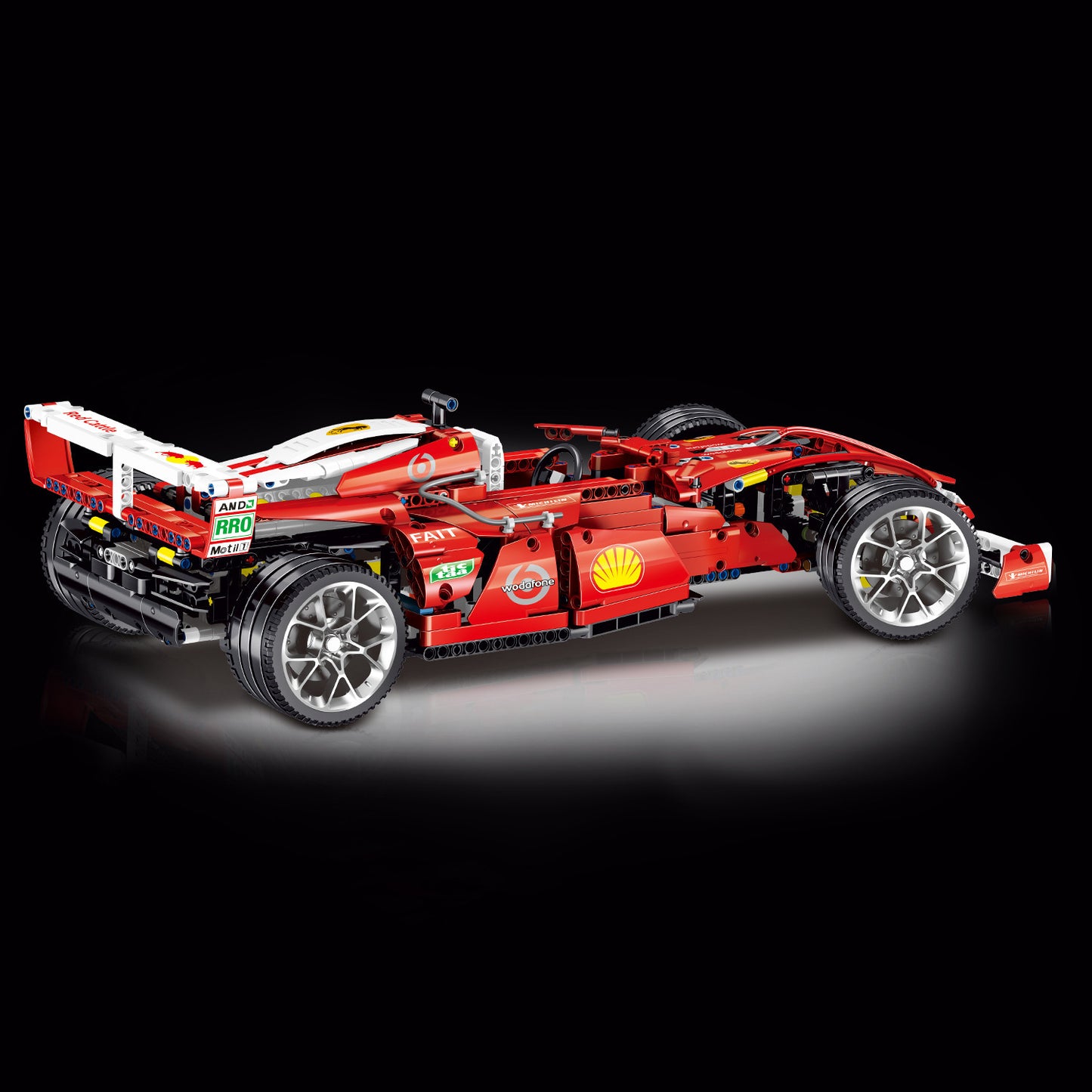 Lin07 0011 Blocks Technic Series Model Series "Ferrari" 248 F1 Formula 1 Mini Car Building Blocks 1275pcs Bricks Toy Ship From China