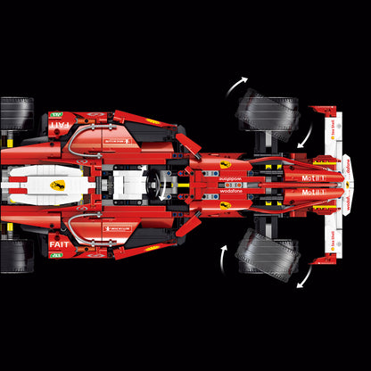 Lin07 0011 Blocks Technic Series Model Series "Ferrari" 248 F1 Formula 1 Mini Car Building Blocks 1275pcs Bricks Toy Ship From China