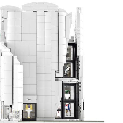 Lisong 88001  Modular Buildings Luxury Flagship Store with Light Building Blocks 3028pcs Toys From China Delivery.