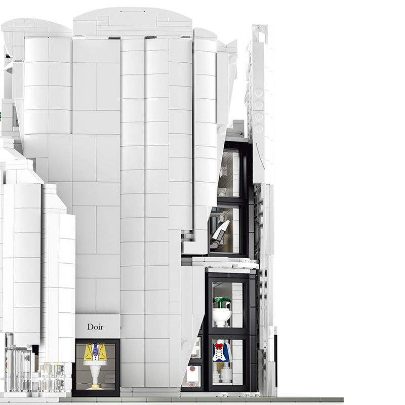 Lisong 88001 Modular Buildings Luxury Flagship Store with Light Building Blocks 3028pcs Toys From Europe Delivery.