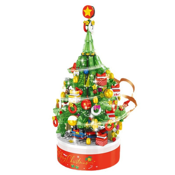 MJI 23001 626PCS Christmas series light and music Christmas tree model holiday gift assembly insert From China