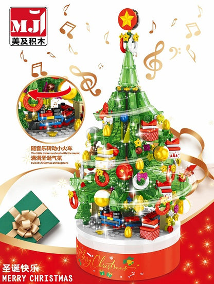 MJI 23001 626PCS Christmas series light and music Christmas tree model holiday gift assembly insert From China