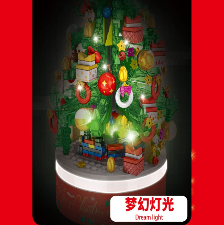MJI 23001 626PCS Christmas series light and music Christmas tree model holiday gift assembly insert From China