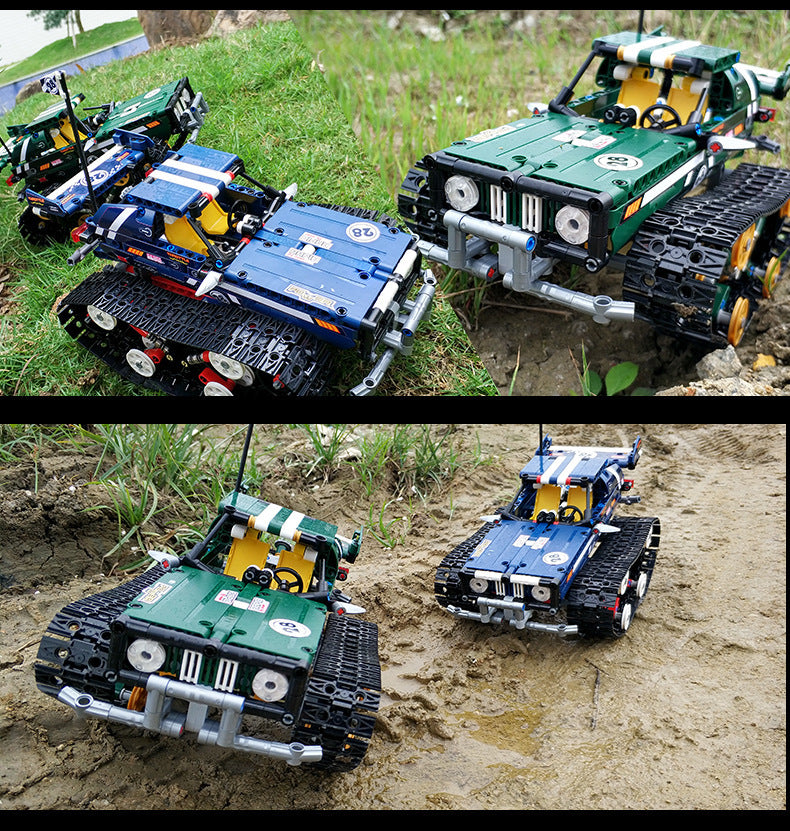 MK13025-13026 Technology Series High-speed "Shock Absorber" Tracked Stunt Remote Control App Car Ship From China