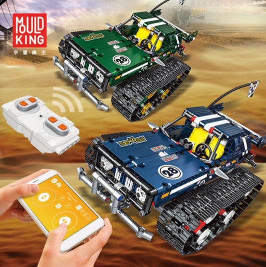 MK13025-13026 Technology Series High-speed "Shock Absorber" Tracked Stunt Remote Control App Car Ship From China
