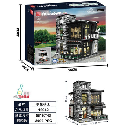 MK16042 Pub &amp; restaurant Modular 'ISLET' Building Blocks 3992pcs Bricks Ship From China