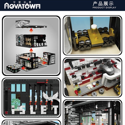 MK16042 Pub &amp; restaurant Modular 'ISLET' Building Blocks 3992pcs Bricks Ship From China