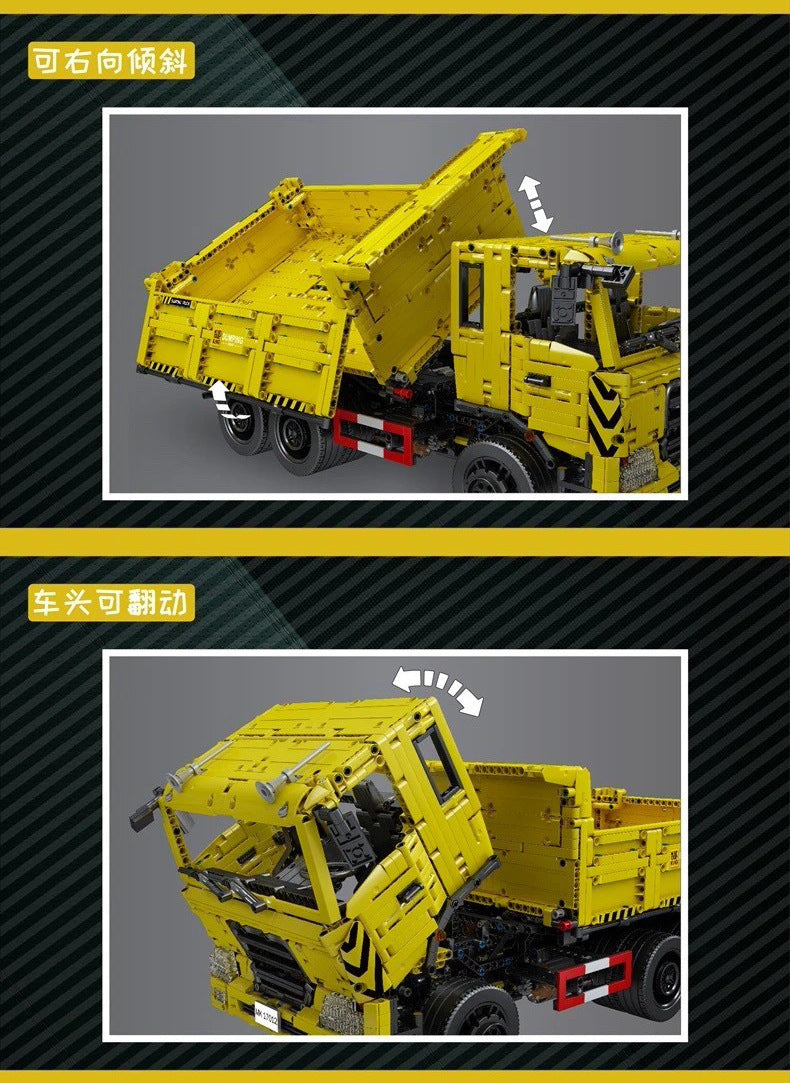 MK17012 Three Way Dump Truck 3206pcs Bricks Toys Model Ship From China