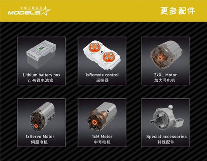 MK17012 Three Way Dump Truck 3206pcs Bricks Toys Model Ship From China