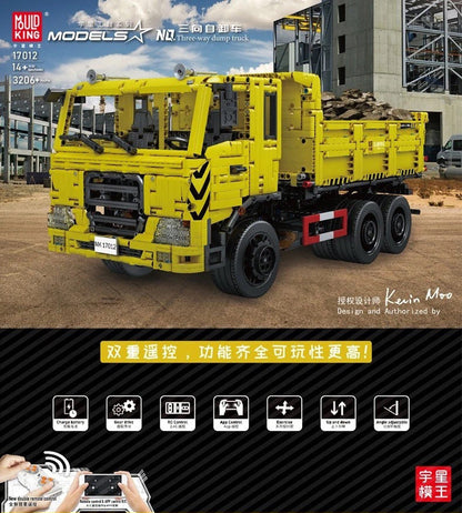 MK17012 Three Way Dump Truck 3206pcs Bricks Toys Model Ship From China