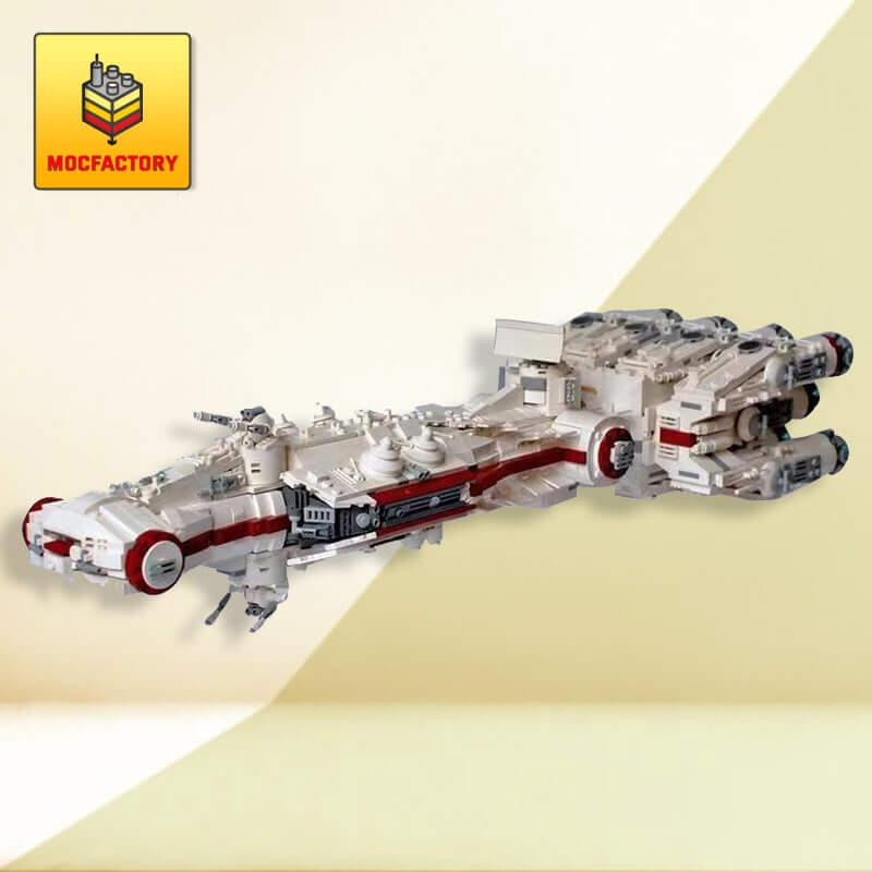 MOC 10308 Mortesv?s CR-90 Corellian Corvette ? Blockade Runner (Tantive IV) by cjd_223