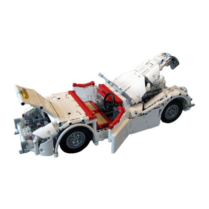 MOC-10803 Classic Jaguar Roadster super car RC version by martijnnab