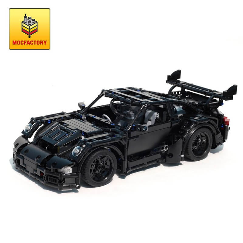 MOC-12532 Porsche 911 Super car black GT3 RS by paave