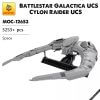 MOC-12653 Battlestar Galactica UCS Cylon Raider UCS Space by DavDupMOCs