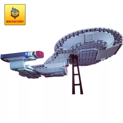 MOC-12916 USS Enterprise NCC-1701-D Spaceship by jerrybuildsbricks