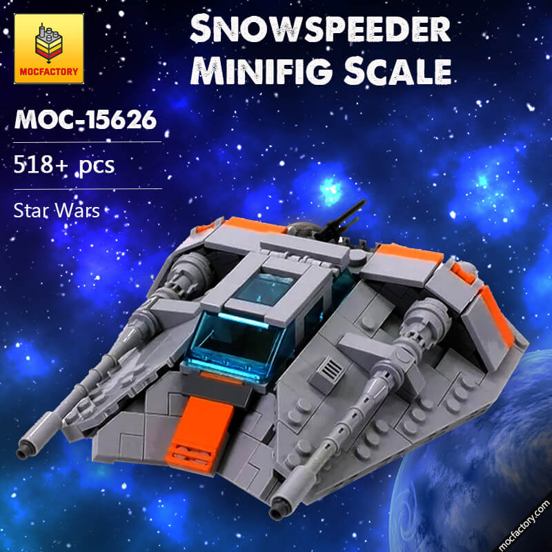 MOC-15626 Snowspeeder ? Minifig Scale Star Wars by brickvault
