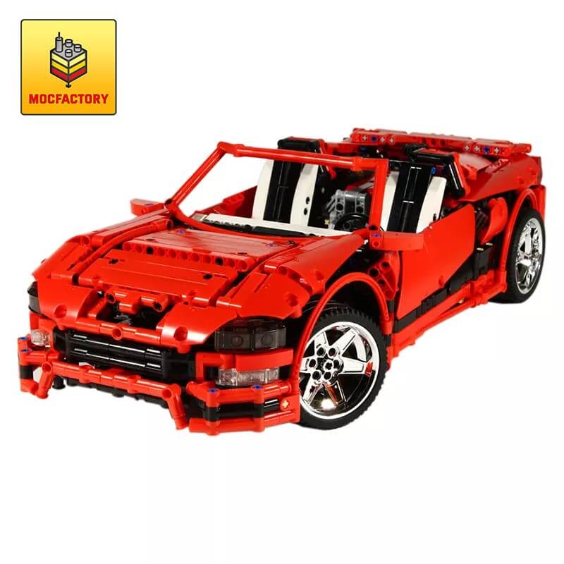 MOC-1893 Phantasm Twin Turbo ? Red Super car by Crowkillers