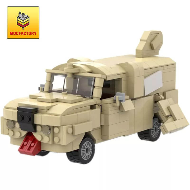 MOC-20096 Dumb & Dumber Mutt Cutts Dog Van Classic Car by mkibs