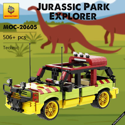 MOC-20605 Jurassic Park Explorer Technician by mkibs