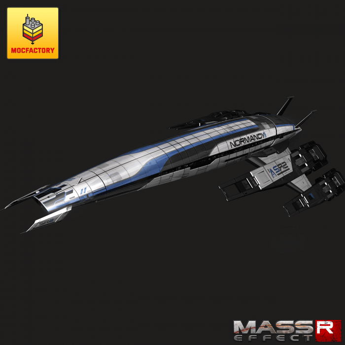 MOC 21541 Mass Effect 3 Normandy SR 2 spaceship by ElijahLittle
