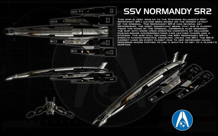 MOC 21541 Mass Effect 3 Normandy SR 2 spaceship by ElijahLittle