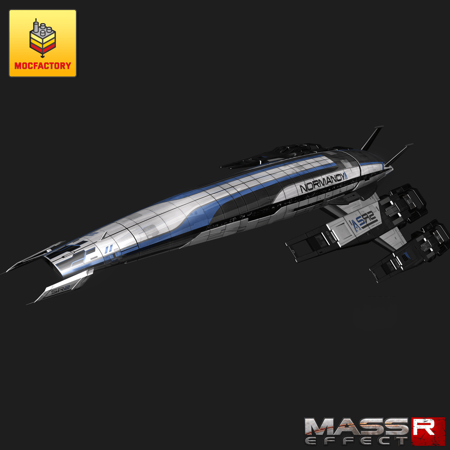 MOC 21541 Mass Effect 3 Normandy SR 2 spaceship by ElijahLittle