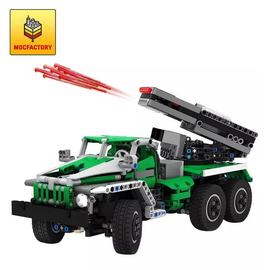 MOC-2158 6?6 Truck-Rocket Launcher BM-21 Military Truck by LForces