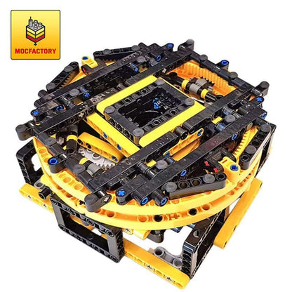 MOC 22252 LEGO Technic Yellow Motorised Display Turntable by MajklSpajkl