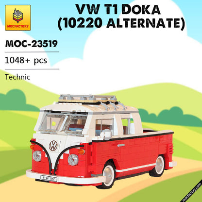 MOC-23519 VW T1 Doka (10220 alternate) Technic by poljvd