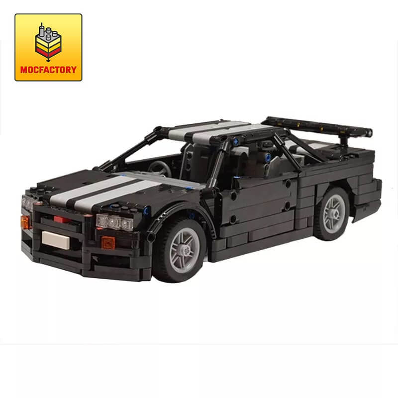 MOC 23809 Nissan Skyline R34 (1:15) Super car by Artemy Zotov
