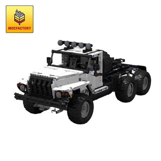 MOC-24308 6?6 White Truck ? RC Super vehicle by Steelman14a