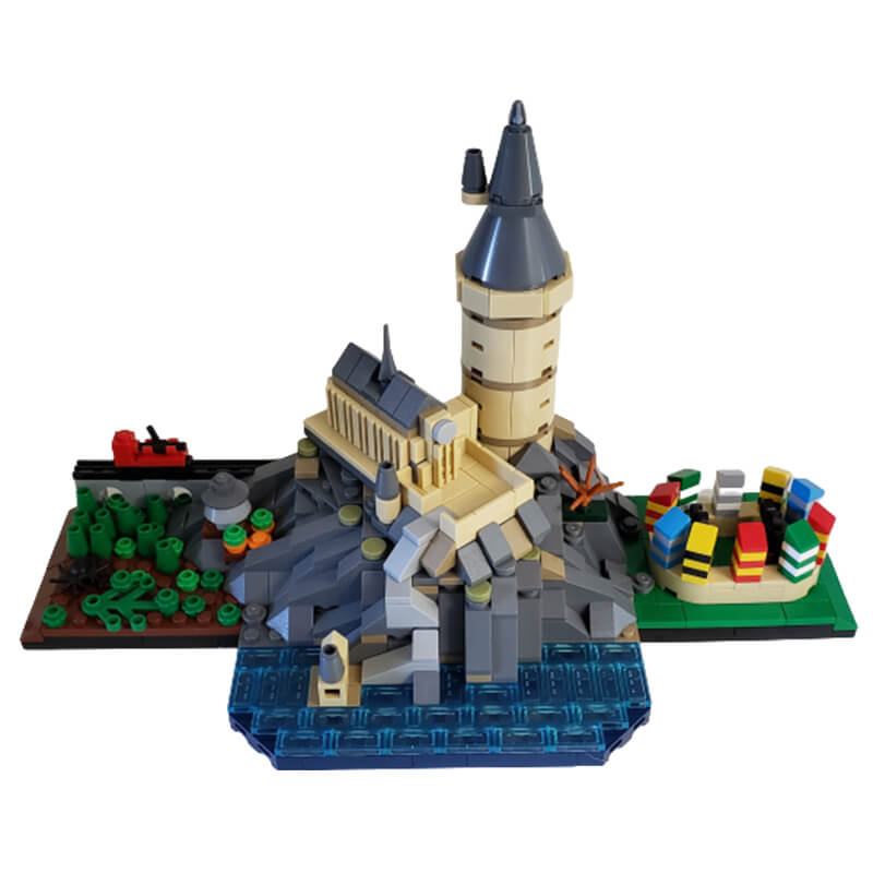 MOC-29067 H?gwarts Skyline ? Harry Potter Movie by benbuildslego