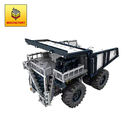 MOC-29973 Custom RC Mining Dump Truck Muldenkipper Super vehicle by CustomBricks.de