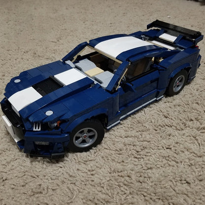 MOC 32898 Tcehnic Ford Mustang 10265 Upgraded version Building block model ship from China