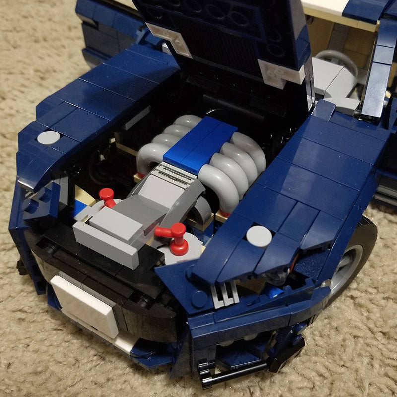 MOC 32898 Tcehnic Ford Mustang 10265 Upgraded version Building block model ship from China